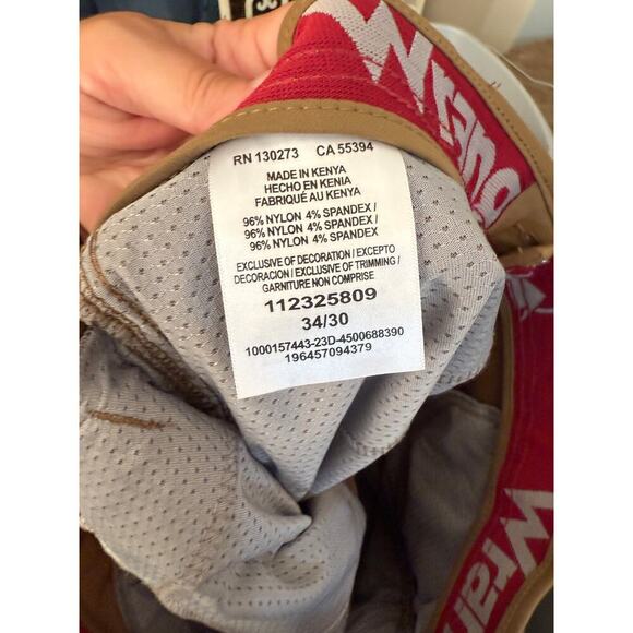 Wrangler Performance Zip Men's Nylon Spandex Cargo Pants Size 34/30 - Picture 2 of 5